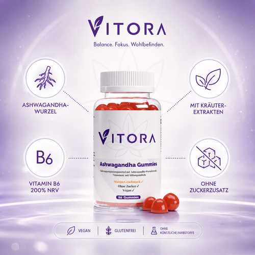Ashwagandha + Vitamin B6 Gummies - 60 Stk.